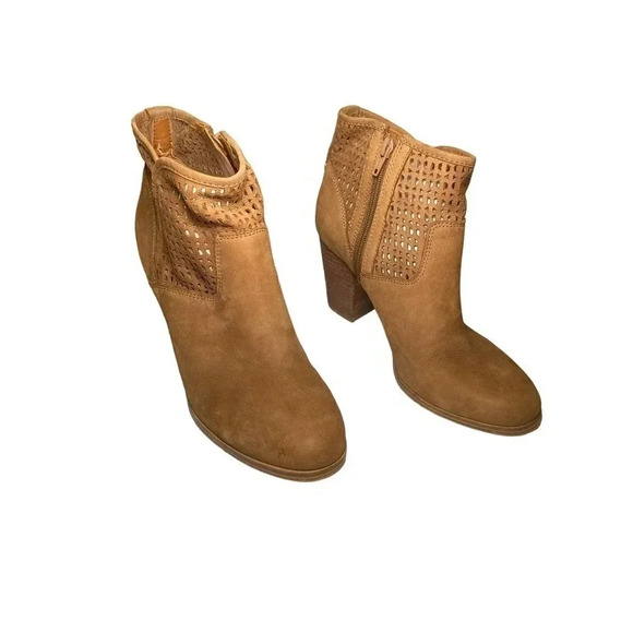 Aldo Camel Suede Ankle Boots SIZE 8.5 - Picture 4 of 8